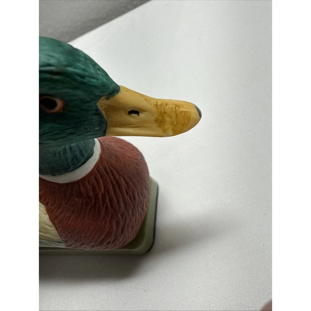 Vintage MR Man 1983 Mallard Duck Ceramic Stapler